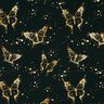 Cotton Jersey golden butterflies | Glitzerpüppi – black,  thumbnail number 1