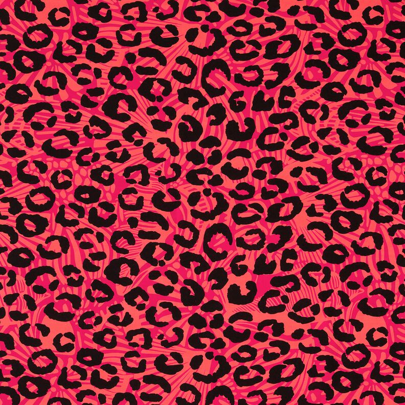 French Terry Leo and flowers – pink/orange, image number 1