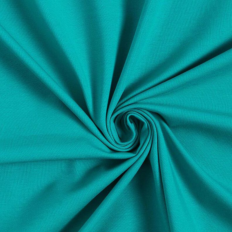 Medium Cotton Jersey Plain – emerald green, image number 1