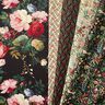 Decor Fabric Tapestry Fabric Floral Bouquet – black/carmine,  thumbnail number 5