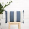Outdoor Fabric Canvas fine stripes – offwhite/blue grey,  thumbnail number 7