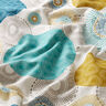 Half Panama Decor Fabric Circles – blue,  thumbnail number 2