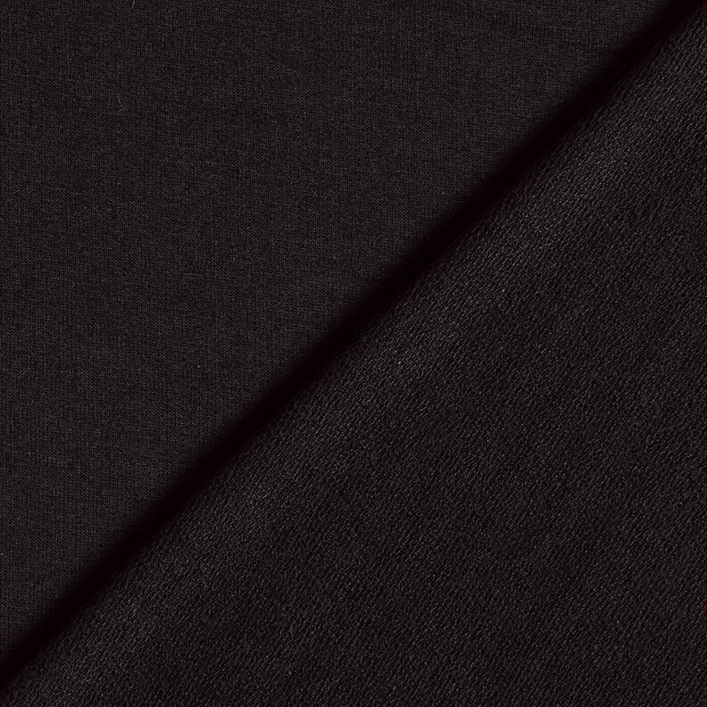 LENZING™ ECOVERO™ French Terry light – black,  image number 3