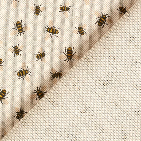 Decor Fabric Half Panama Bee Family – natural,  image number 6