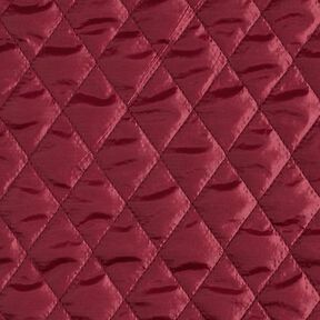 Quilted lining rhombus – burgundy, 
