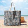 Decor Fabric Half Panama abstract leopard pattern – blue/cashew,  thumbnail number 8