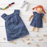 Denim-Look Cotton Chambray – navy blue,  thumbnail number 6