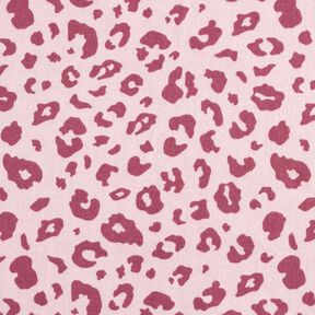 Cotton Flannel Leopard Print &ndash; pink/pink, 
