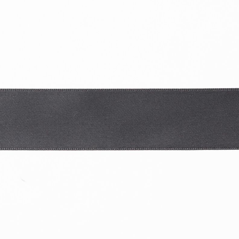 Satin Ribbon [25 mm] – dark grey,  image number 1