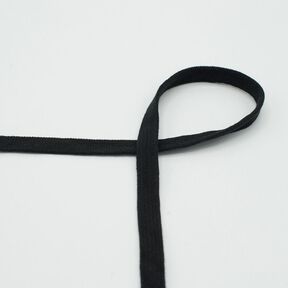 Flat cord Hoodie Cotton [15 mm] – black, 
