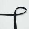 Flat cord Hoodie Cotton [15 mm] – black,  thumbnail number 1