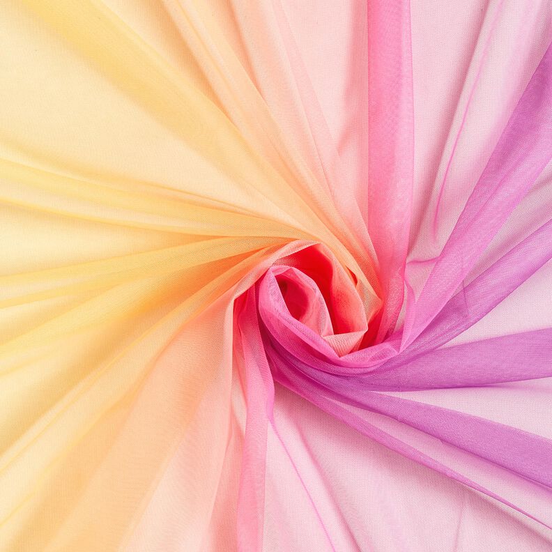 Soft Mesh Rainbow Ombre – pink/yellow, image number 4