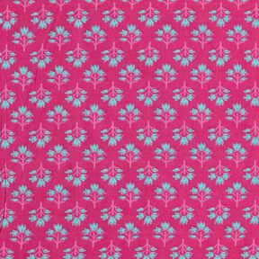 <h2>Cotton Voile Floral Fan, Pink &ndash; Lightweight & Printed</h2>, 