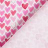 Cotton poplin watercolour hearts – white,  thumbnail number 4