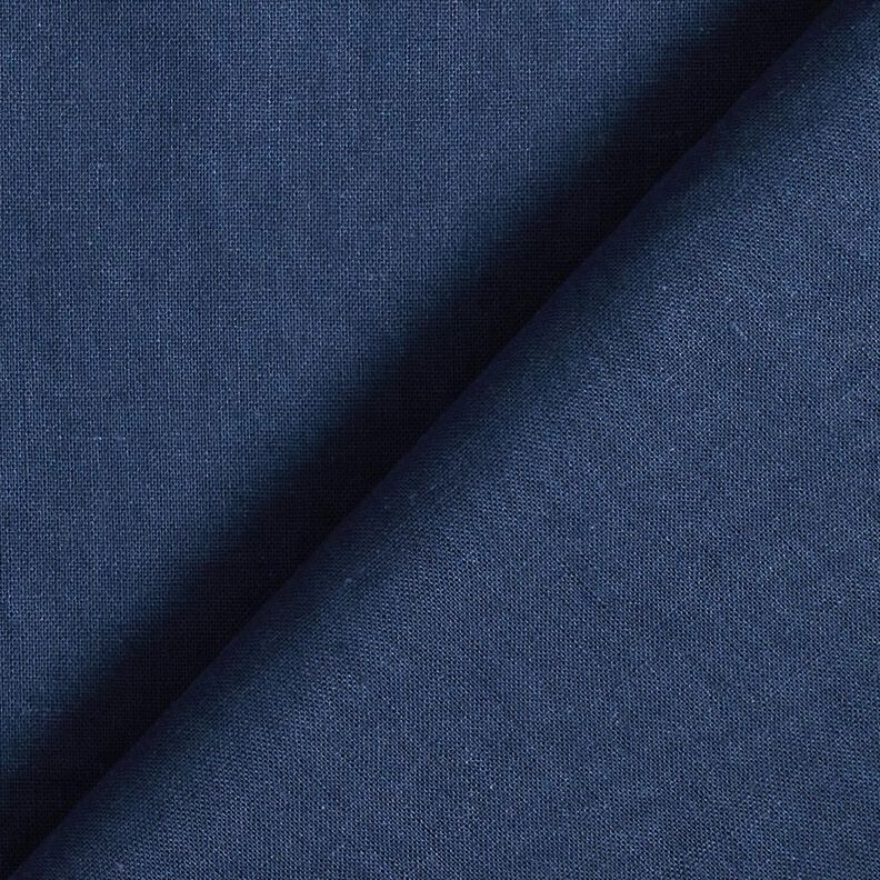 washed linen cotton blend – midnight blue,  image number 3
