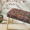 Decor Fabric Tapestry Fabric Intricate Ornaments – light beige/carmine,  thumbnail number 6