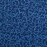 Viscose crepe abstract flowers – navy blue/royal blue,  thumbnail number 1