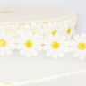 Ox-Eye Daisy Lace Ribbon – white/yellow,  thumbnail number 1