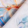viscose fabric Flowers and Waves Digital Print – apricot/mauve,  thumbnail number 4