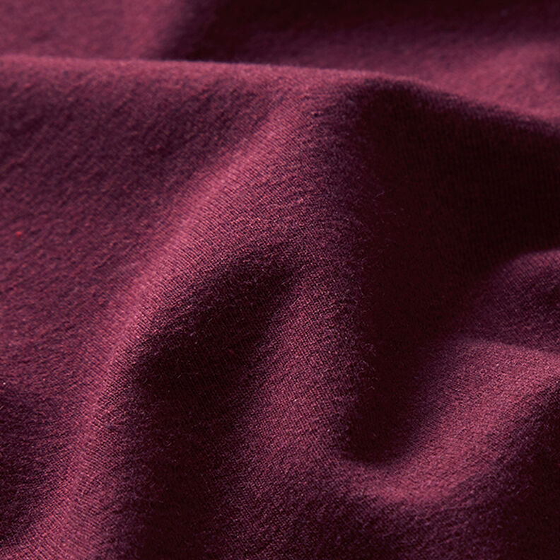 Recycled Cotton Blend Jersey – burgundy,  image number 2