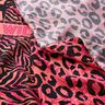 Viscose Voile Leo and flowers border design Panel – pink/orange,  thumbnail number 8
