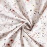 Cotton Poplin subtle flower branches – silver grey/light beige,  thumbnail number 3