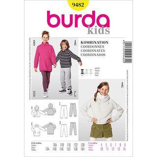 Hooded Shirt / Track Bottoms / Dress…, Burda 9482, 