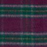 Coat Fabric Wool Blend brushed check – merlot/blue spruce,  thumbnail number 5