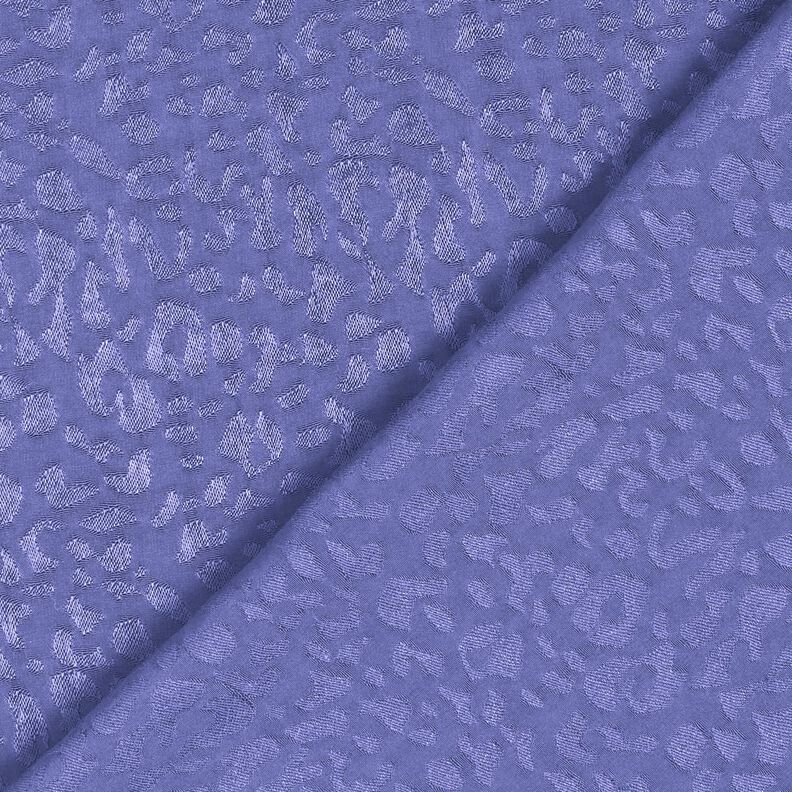 Leopard print viscose fabric – blue lilac,  image number 6