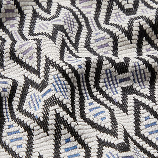Diamonds knitted jacquard – misty grey/black, 