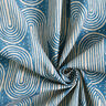 Decor Fabric Half Panama Arches – royal blue/natural,  thumbnail number 3