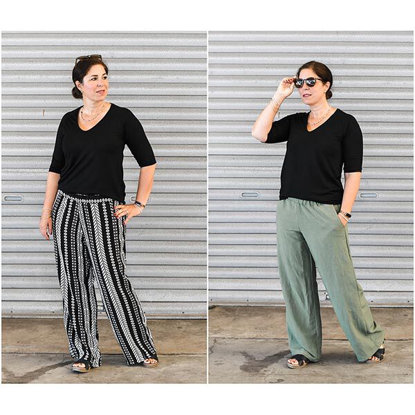 Palazzo pants | Lillesol & Pelle No. 82 | 34-58,  image number 10