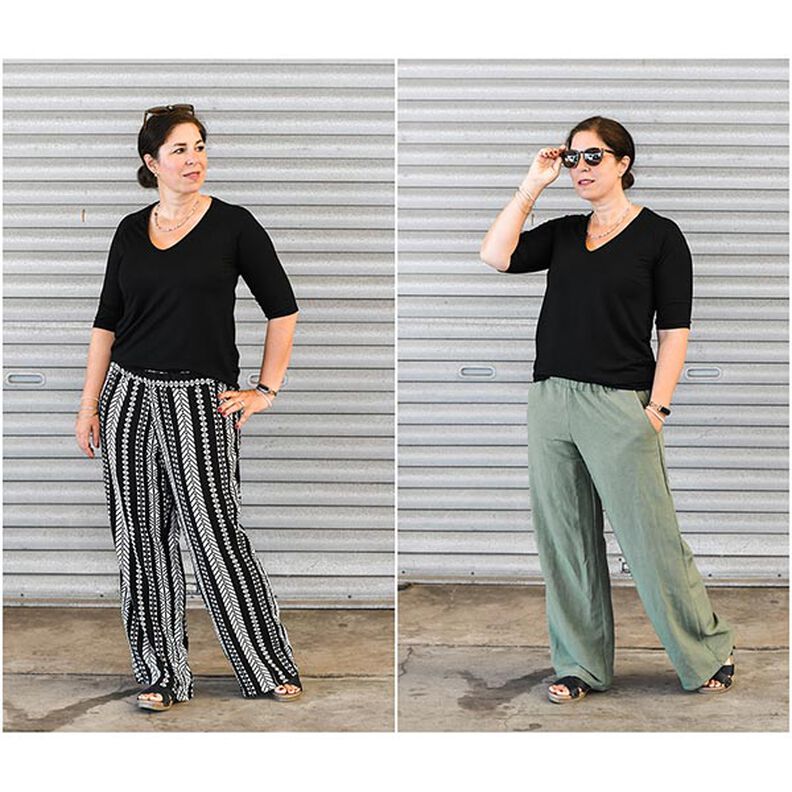 Palazzo pants | Lillesol & Pelle No. 82 | 34-58,  image number 12