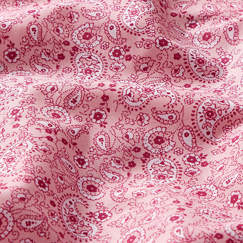 Cotton Cretonne Paisley – pink,  image number 2