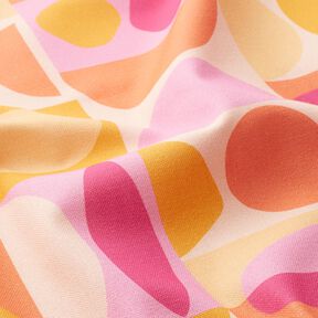 Decor Fabric Half Panama colorful variations – light yellow/pastel violet, 