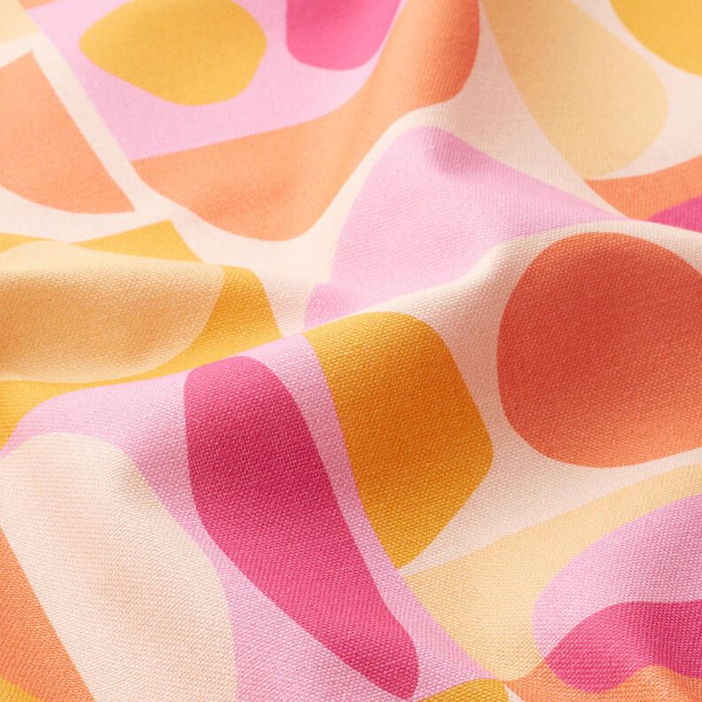 Decor Fabric Half Panama colorful variations – light yellow/pastel violet, image number 2