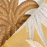 Decor Fabric Jacquard shimmering palm trees – silver grey/mustard,  thumbnail number 4