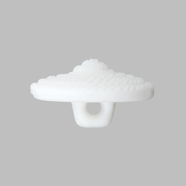 Glandorf Plastic Button – white,  image number 2