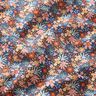 Cotton Poplin small blossoms – indigo/light dusky pink,  thumbnail number 2