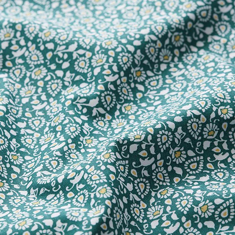 Cotton Cretonne Small Paisley – green,  image number 2