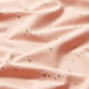 Cotton Jersey Daisy meadow – rosé, 