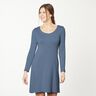 Medium Cotton Jersey Plain – denim blue,  thumbnail number 7