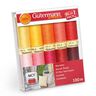 Sew-All Thread Set [ 100m | 10 pieces ] | Gütermann creativ – pink/red,  thumbnail number 1