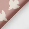 Raincoat Fabric birds Digital Print – light dusky pink,  thumbnail number 5