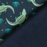 Softshell Crocodiles Digital Print – midnight blue,  thumbnail number 4