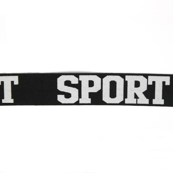 Sport Elastic – black/white,  image number 1