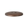 Metallic 2-Hole Polyester Button – brown,  thumbnail number 2