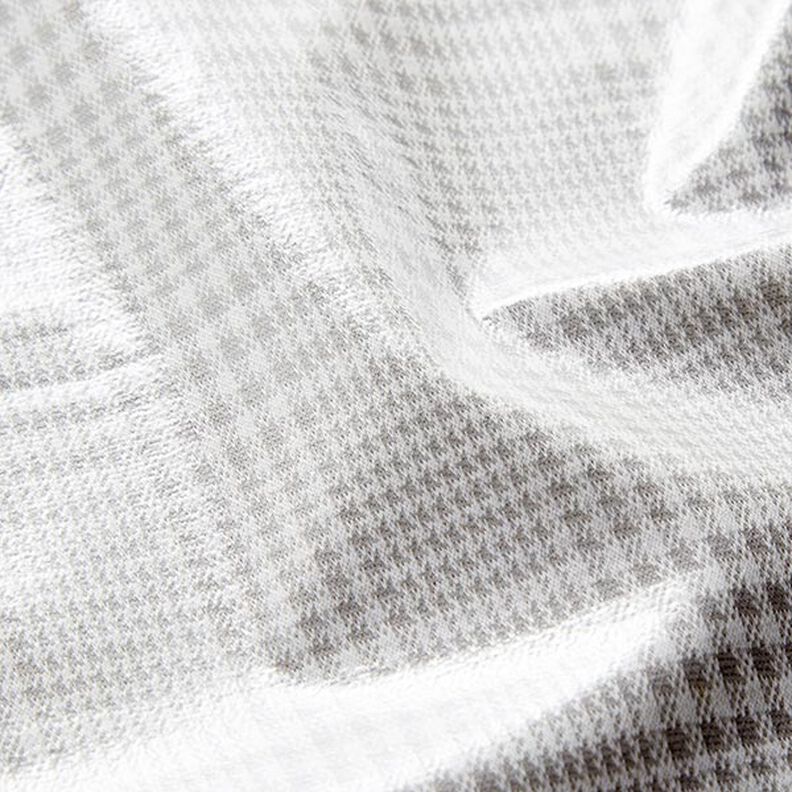 Prince of Wales check rain jacket fabric – grey,  image number 2