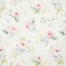 Voile Viscose Blend Delicate Roses – ivory/rosé,  thumbnail number 1