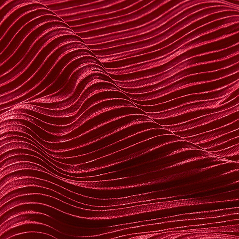 Pleated jersey – red,  image number 2